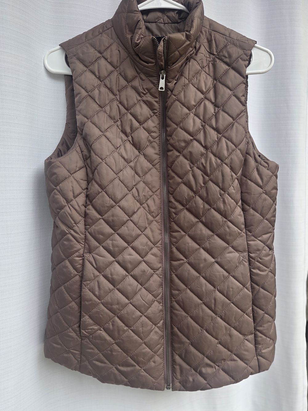 Banana Republic Quilted Brown Puffer Vest